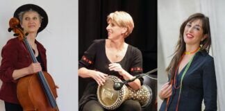 Trio AMAN AMAN am Pfingstmontag unter den Platanen der Kulturkirche St. Thomas Morus Trio AMAN AMAN