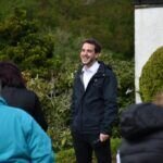 Wahlkreiskandidat Felix Döring (SPD) in Lauter und Münster