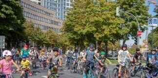 KIDICAL MASS – Kinderfahrraddemo rollt wieder durch Gießen ! Foto: Sebastian Peter, Dortmund
