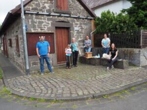 Das Sammelteam aus Kesselbach