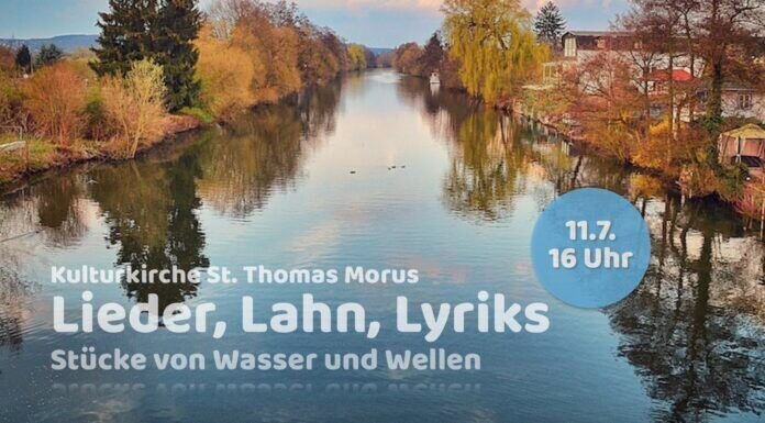 lahn-lieder-lyriks Lieder Lahn Lyriks am 11. Juli 2021 um 16 Uhr in der Sommerkulturkirche