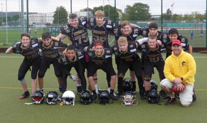 Offense der U16 Gießen Golden Dragons