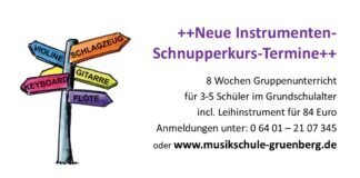 Instrumentenkarussell dreht sich wieder