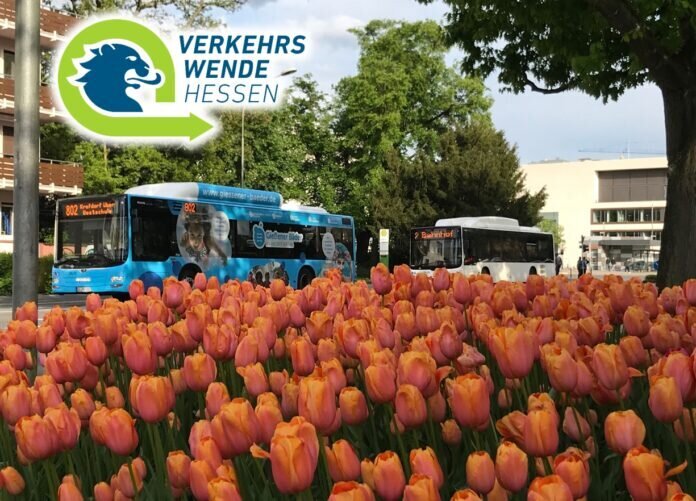Busse in Gießen Eine hohe Frequenz und kürzere Fahrzeiten für den ÖPNV in ganz Hessen ist eines der Ziele des Volksbegehrens "Verkehrswende Hessen"