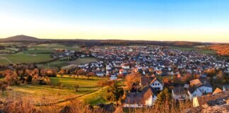 Sonnenuntergang auf Burg Gleiberg…