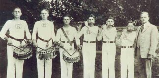 Zum Üben musste man anfangs aus dem Dorf