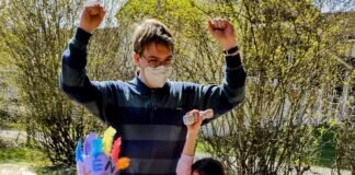 Gemeinwesenarbeit in Gießen – Nina Heidt-Sommer bei Osteraktionen