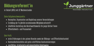 Bildungsreferent*in gesucht