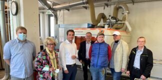 Bundestagsabgeordneter Felix Döring besucht Reha-Werkstatt der Lebenshilfe Gießen