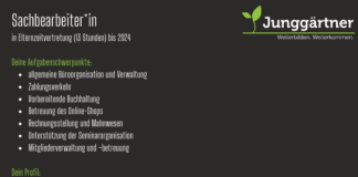 Stellenangebot: Sachbearbeiter*in