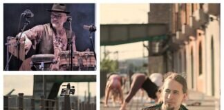 »Land im Osten« Sharqstan »Land im Osten« Stephan Pussel, Markus Wach und Mustafa Kakour (im Uhrzeigersinn)