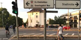 VCD: Vierspuriger Ausbau der Konrad-Adenauer-Brücke läuft Klimazielen und Verkehrsversuch Anlagenring zuwider Über die Gabelsberger Straße sollte nach Ansicht des VCDs eine Fußgängerquerung entstehen.