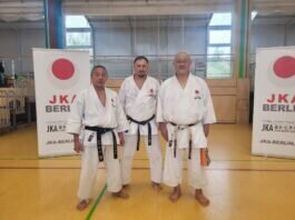 Lollarer Karateka absolvieren Lehrgang in Berlin mit legendären japanischen Meistern