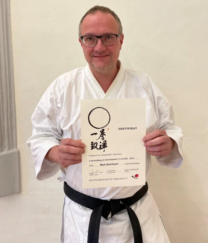 Mark Steinhauer mit B-Lizenz