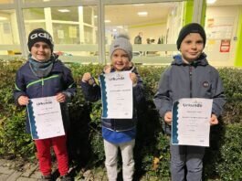 Treppchenplatz für Laubacher Nachwuchs-Rettungsschwimmer in Lich