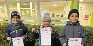 Treppchenplatz für Laubacher Nachwuchs-Rettungsschwimmer in Lich