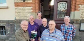 Karl-Heinz Schlag aus Münster ist Skatmeister 2023 im Skatclub Wetterfeld