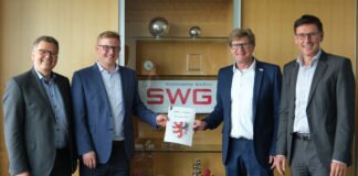 Stadt und SWG erneuern Konzessionsvertrag