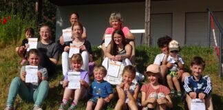 Sportabzeichen-Überreichung in Langsdorf