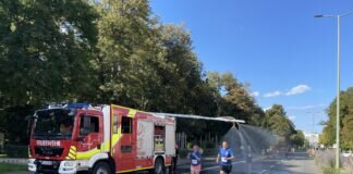 Frauen des TSV Krofdorf-Gleiberg laufen beim Gießener Stadtlauf ganz vorne