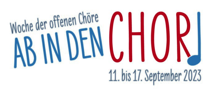 Logo- Woche der Chöre