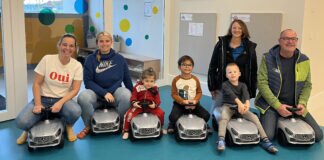 Fahrschule Michael Noll spendet sechs Bobby Car an Lebenshilfe-KiFaZ „Das Waldnest“