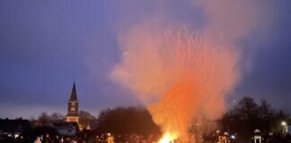 Baumglühen der Wißmarer Feuerwehr für guten Zweck