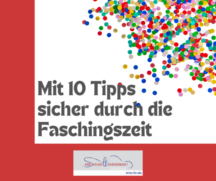 10 Sicherheitstipps Fasching