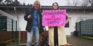 1000,00 € für das Tierheim