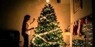 Stilecht, praktisch, festtäglich im Grüntaler Herrentreff – Mit künstlichen Weihnachtsbaum in die Feiertage