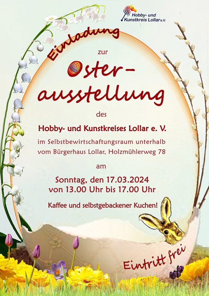 Osternausstellung 2024 Hobbykreis Lollar