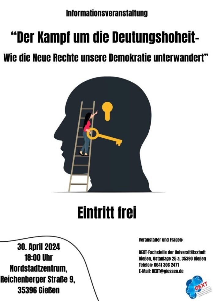 Der Veranstaltungsflyer