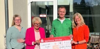 Spende für die Wohnform Rödgener Straße der Lebenshilfe Gießen