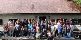 Lardenbacher Wehr feierte mit Partnerwehr Lehenrotte