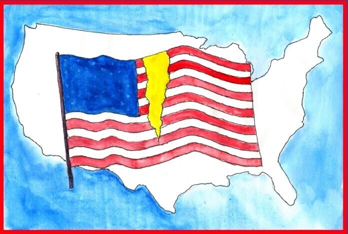 20240602 USFlagge auf USUmriss Emde