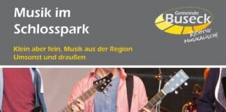 Musik im Schlosspark – Do, 23.05 ab 18:00 Uhr – Ensembles der IGS und der Musikschule Busecker Tal
