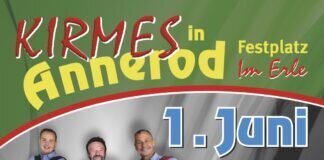 Dorfkirmes in Annerod am 1./2. Juni 2024