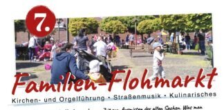 Idyllisch und familiär – 7. Familien-Flohmarkt am 4. Mai vor der Kulturkirche St. Thomas Morus