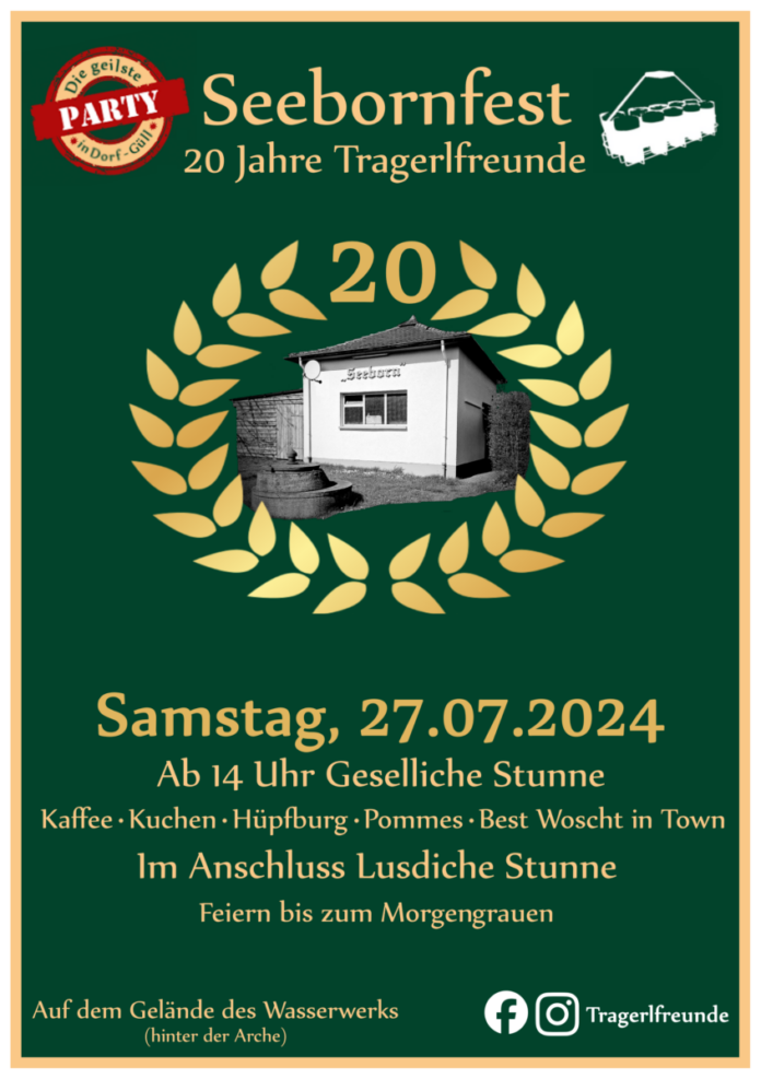 Flyer Seebornfest 2024