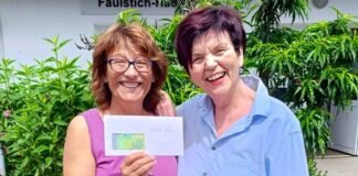 Großzügige Spende anlässlich einer Erbschaft: 1000 Euro von Frau Fritz