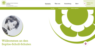 Neuer moderner Webauftritt der Sophie-Scholl-Schulen