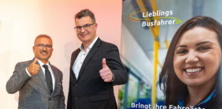 Ein Lieblingsbusfahrer kommt aus Gießen