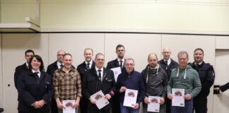 Beim Jahresrückblick langjährige Mitglieder geehrt