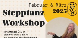 Stepp-Tanzkurs für Anfänger Ü60 im Gießener Tanz-Club 74