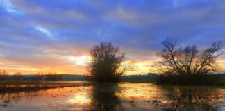 Spektakulärer Sonnenuntergang