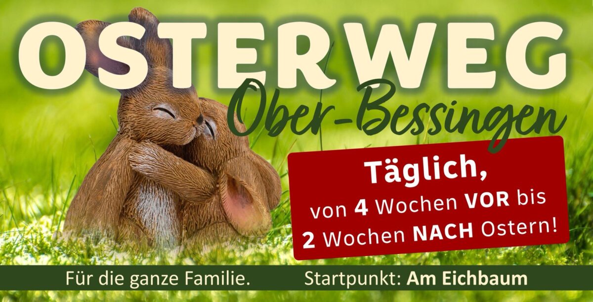  Ober-Bessingern Osterweg läd zum Frühlingsspaziergang ein - Gießener Motiv 