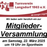 Jahreshauptversammlung TV Langsdorf