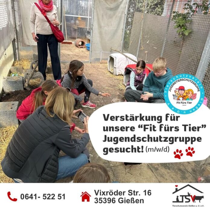 2025-05-26 Bild Jugendtierschutzgruppe sucht Helfer