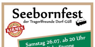 Seebornfest der Dorf-Güller Tragerlfreunde am 26. + 27. Juli
