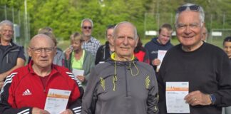 TSV Launsbach – 3 Senioren mit zusammen 150 Sportabzeichen